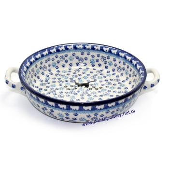 Miska/ Zapiek z uszami Ø25,5cm dek. 1771X Czarny Kot